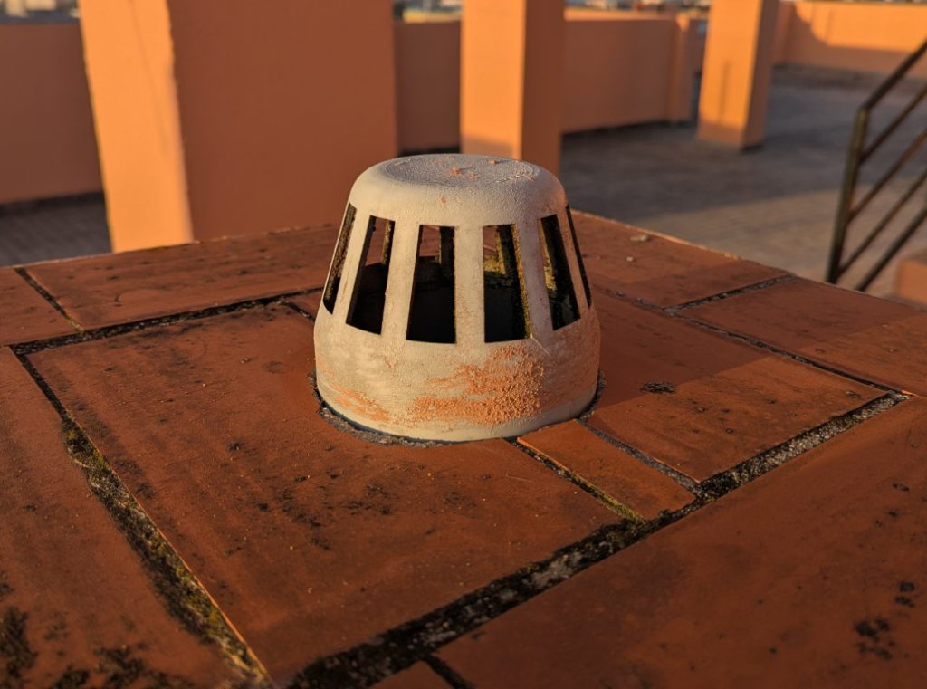 Ventilación de cubierta antes de los trabajos de impermeabilización