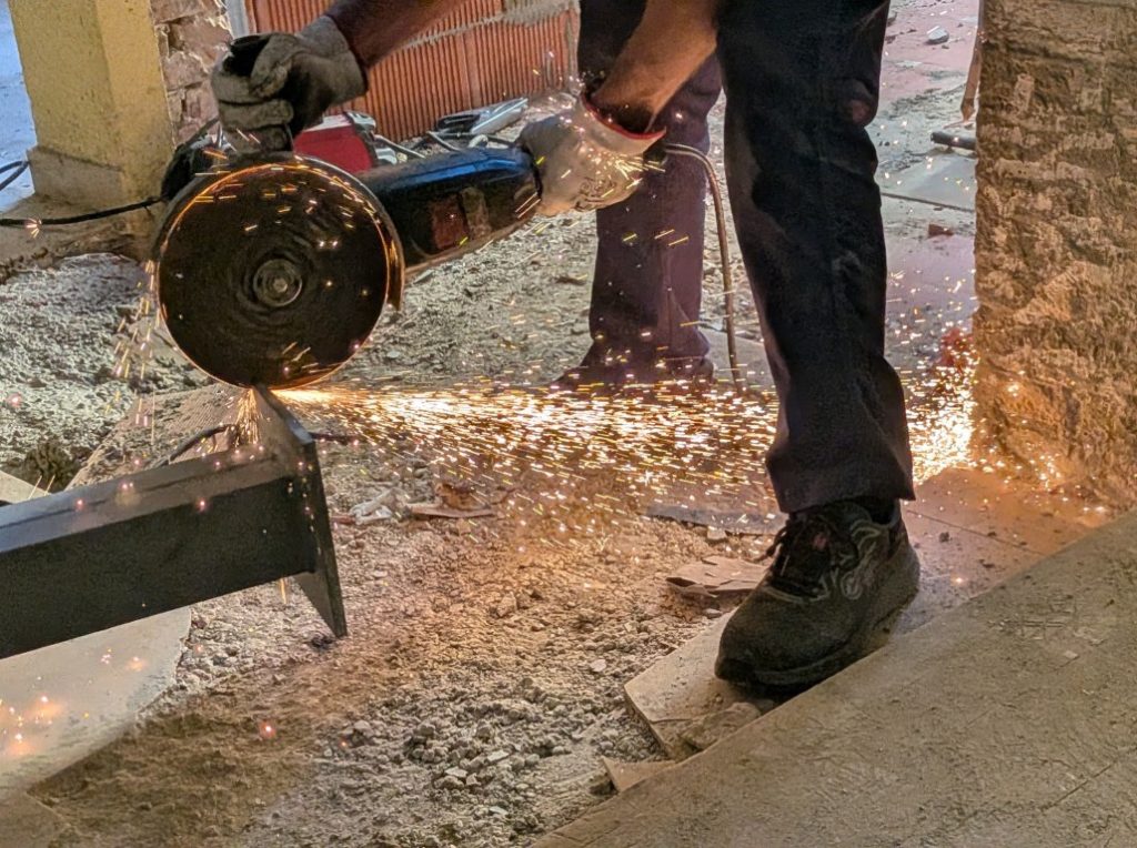 Trabajos estructurales durante la rehabilitación de vivienda