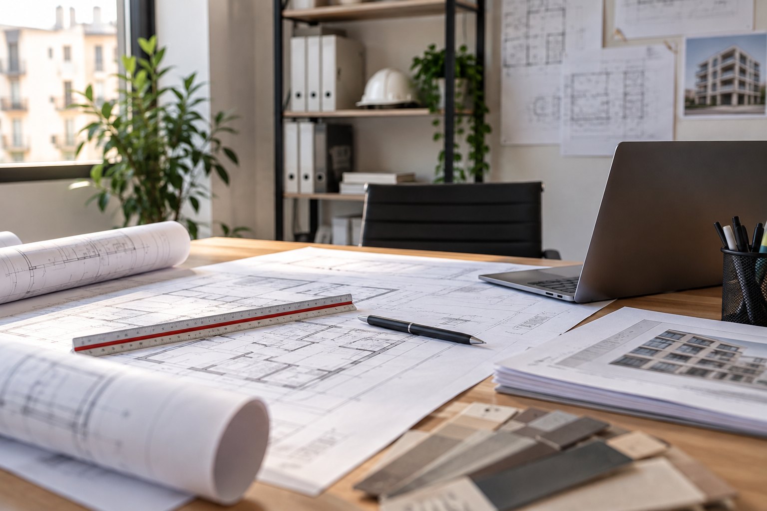 Planos arquitectónicos y documentación técnica para proyectos y licencias